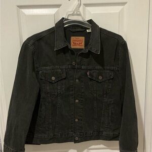Levi's XL Charcoal Denim Jacket